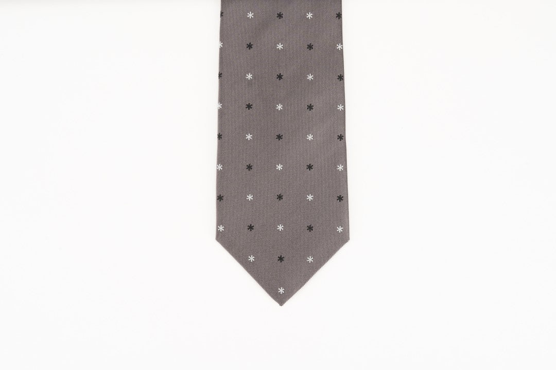 Snow Peak Asterisk Tie Grey