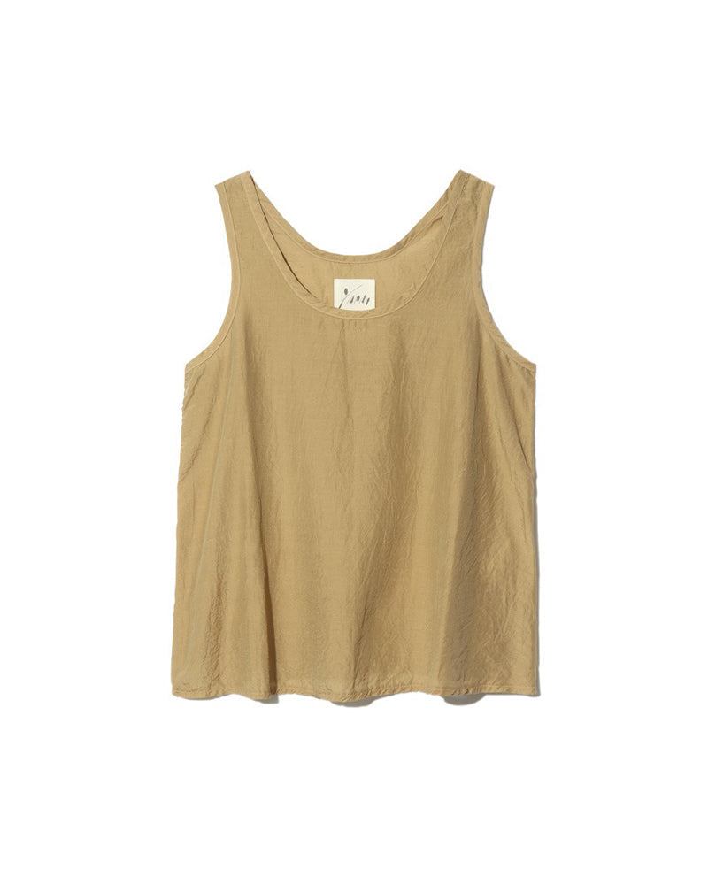 Hand-Woven Cotton Silk Tank Top