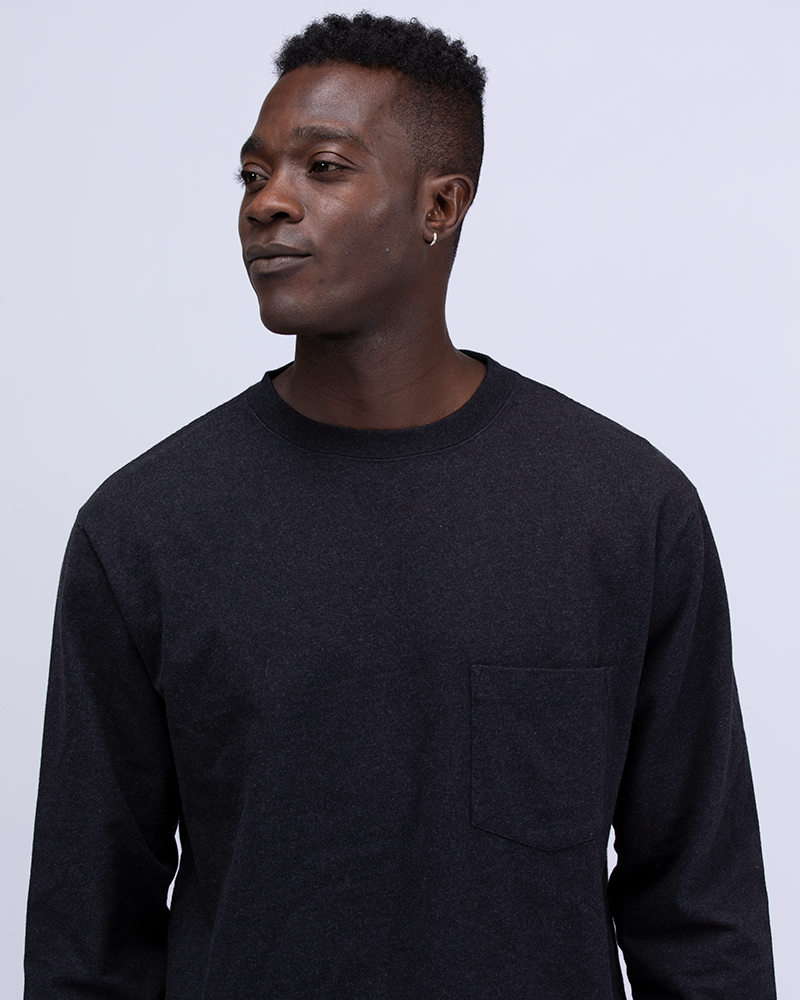 Recycled Cotton Long Sleeve T-Shirt